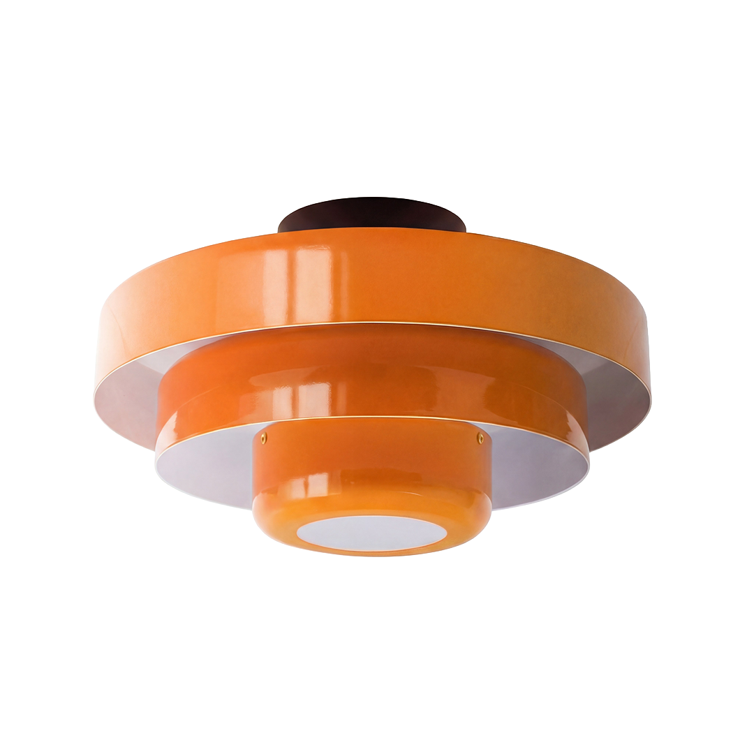 Vanesly Bauhaus rund tre-lags macaron loftlampe