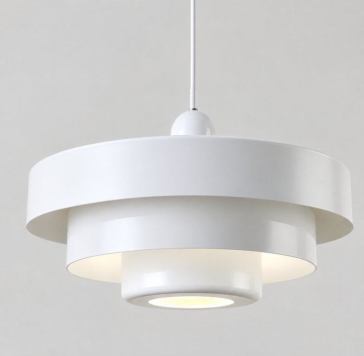 Vanesly Bauhaus rund tre-lags macaron loftlampe