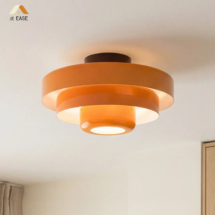 Vanesly Bauhaus rund tre-lags macaron loftlampe