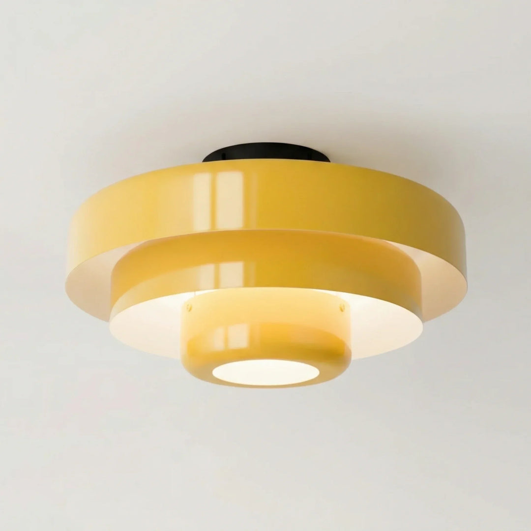 Vanesly Bauhaus rund tre-lags macaron loftlampe