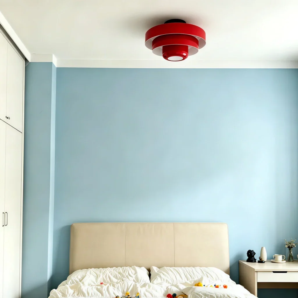 Vanesly Bauhaus rund tre-lags macaron loftlampe