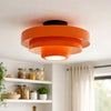 Vanesly Bauhaus rund tre-lags macaron loftlampe