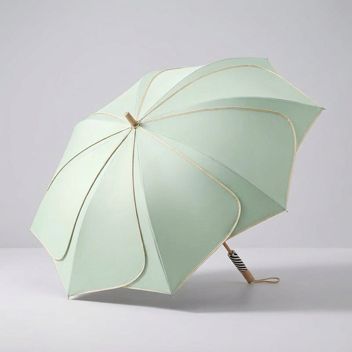 Feminin paraply med blomstermotiv - Woodloom