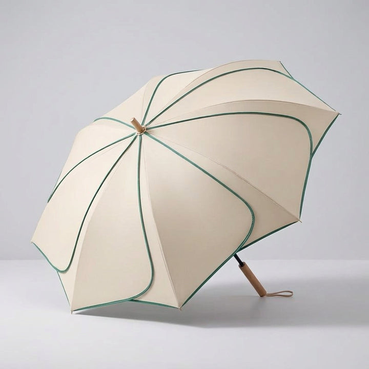 Feminin paraply med blomstermotiv - Woodloom