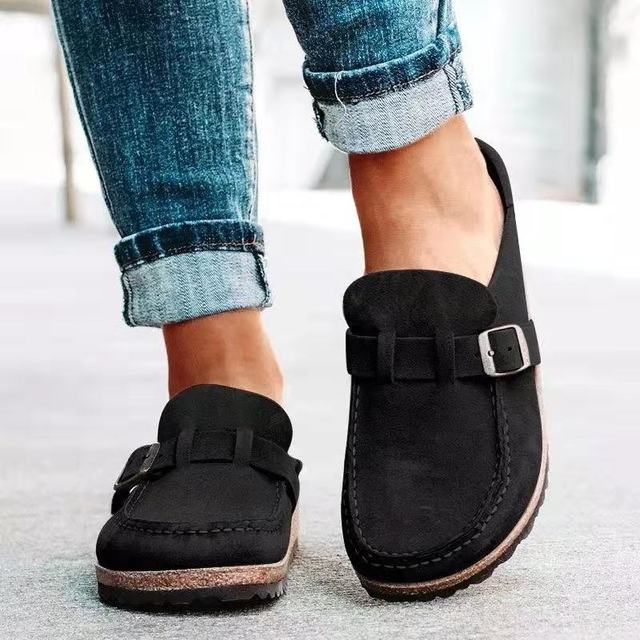 Retro ruskindsloafers til kvinder i tidløs Old Money-stil