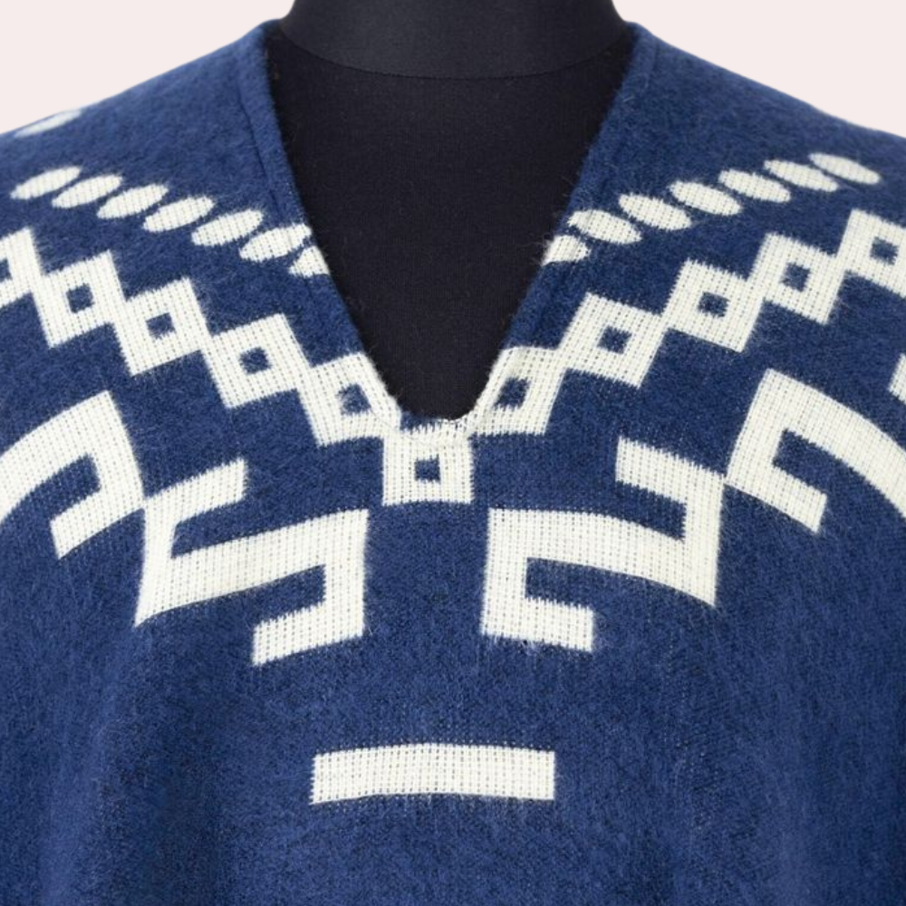 Varm poncho til mænd - Kael