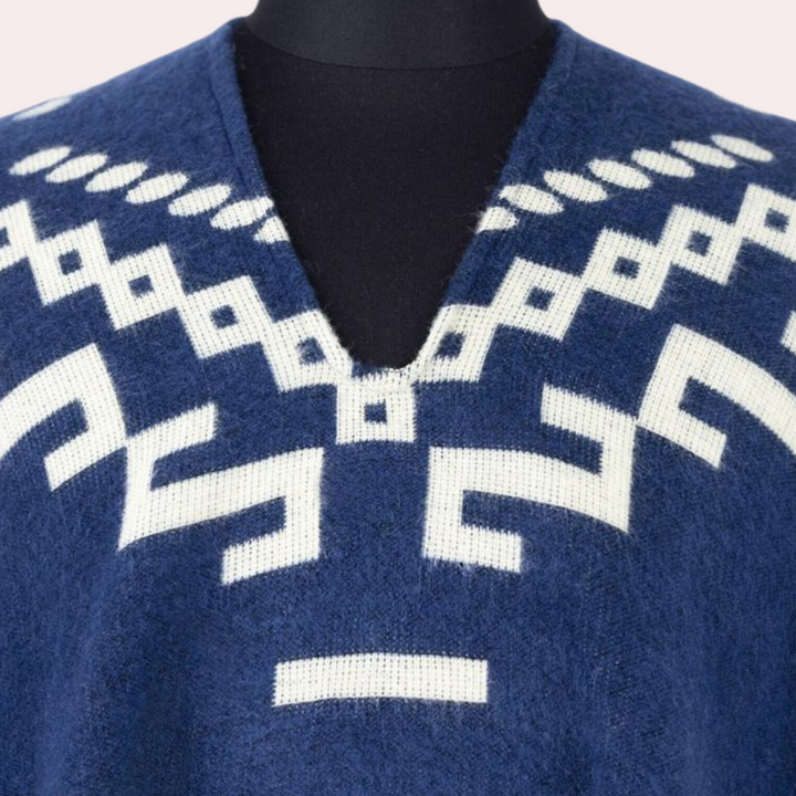 Varm poncho til mænd - Kael