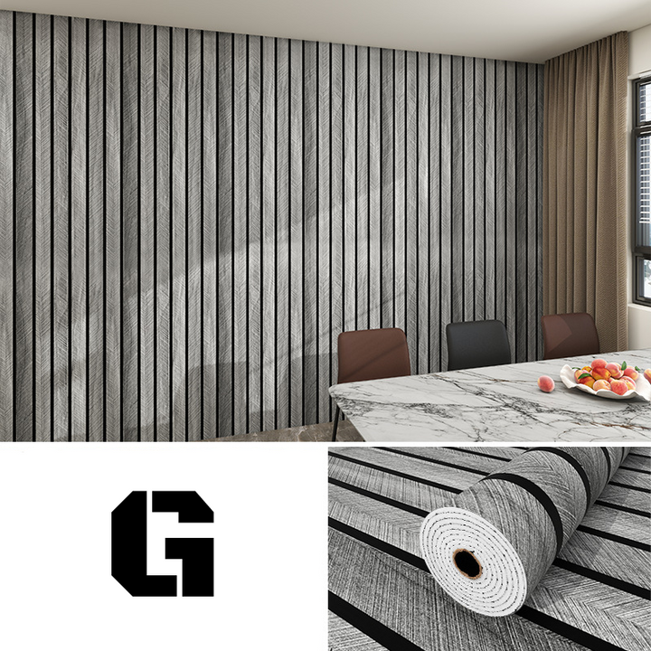 Vægpanel | Moderne lamel-design | Slidstærk mat overflade, stænktæt | StylaSheen