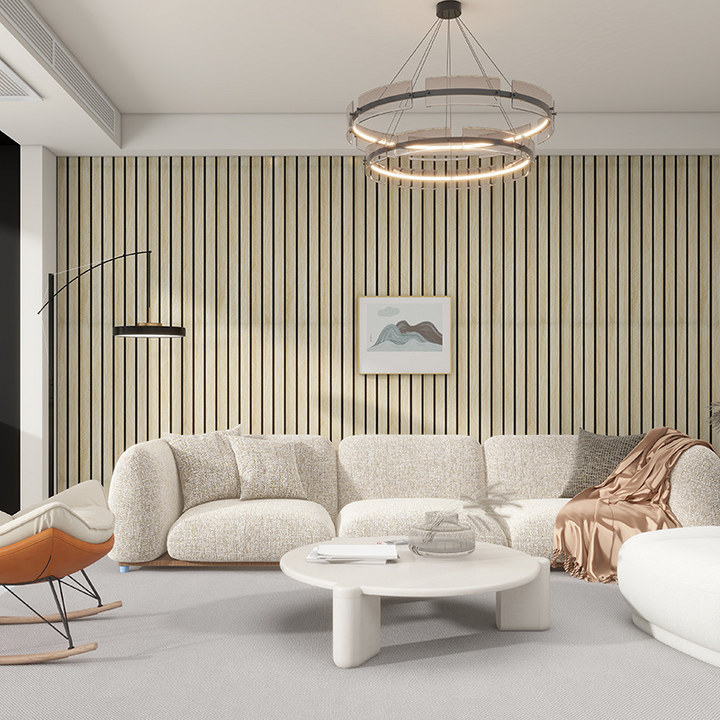 Vægpanel | Moderne lamel-design | Slidstærk mat overflade, stænktæt | StylaSheen