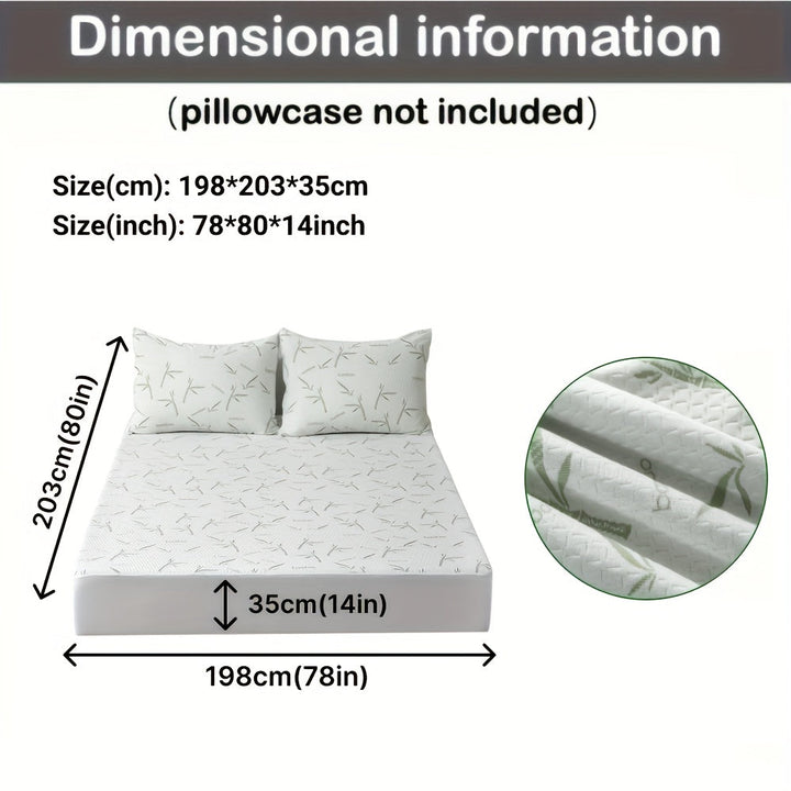 Vandtæt madrasbeskytter | Kølende 3D-luftlag | Maskinvaskbar