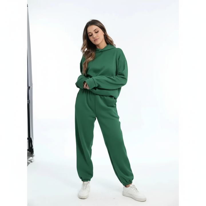 Blødt fleece-sæt med trøje - Marie