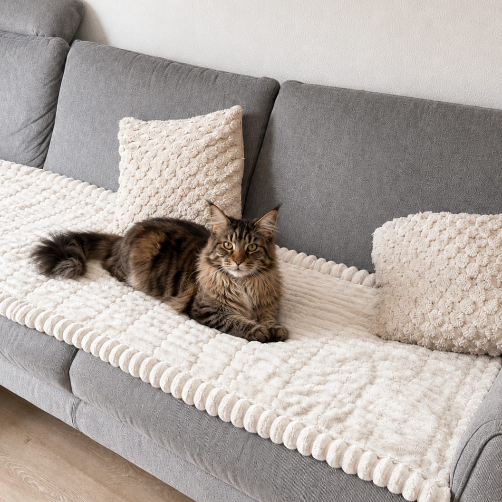 Brittany sofaovertræk — vandafvisende tæppe til hunde og katte