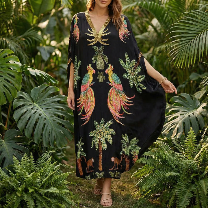 Vid ankellang kaftan - Luana