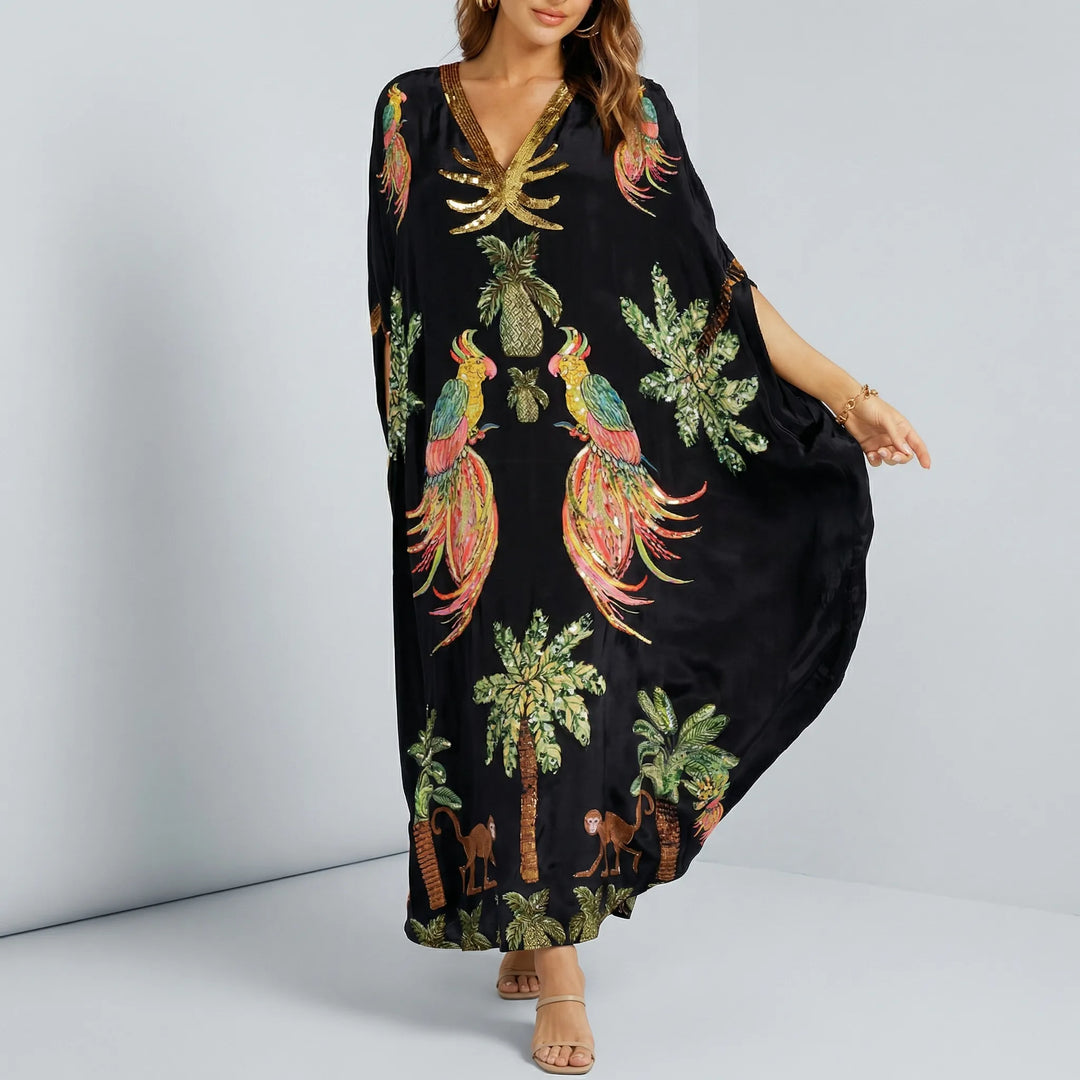 Vid ankellang kaftan - Luana