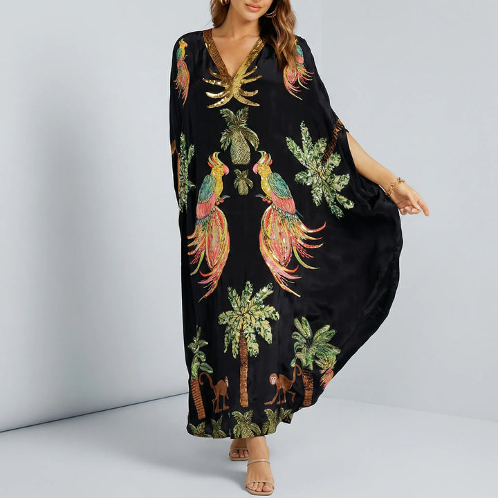 Vid ankellang kaftan - Luana