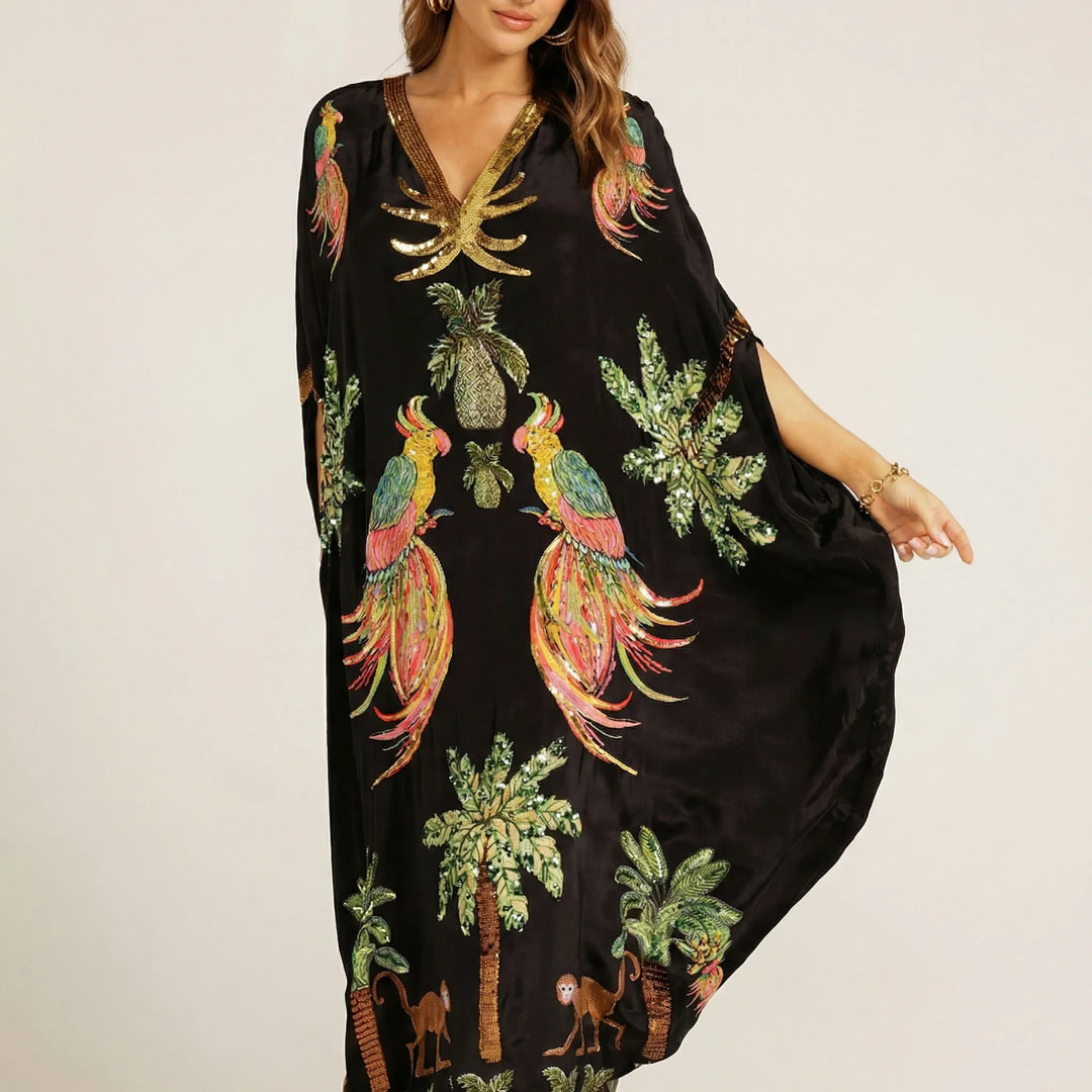 Vid ankellang kaftan - Luana