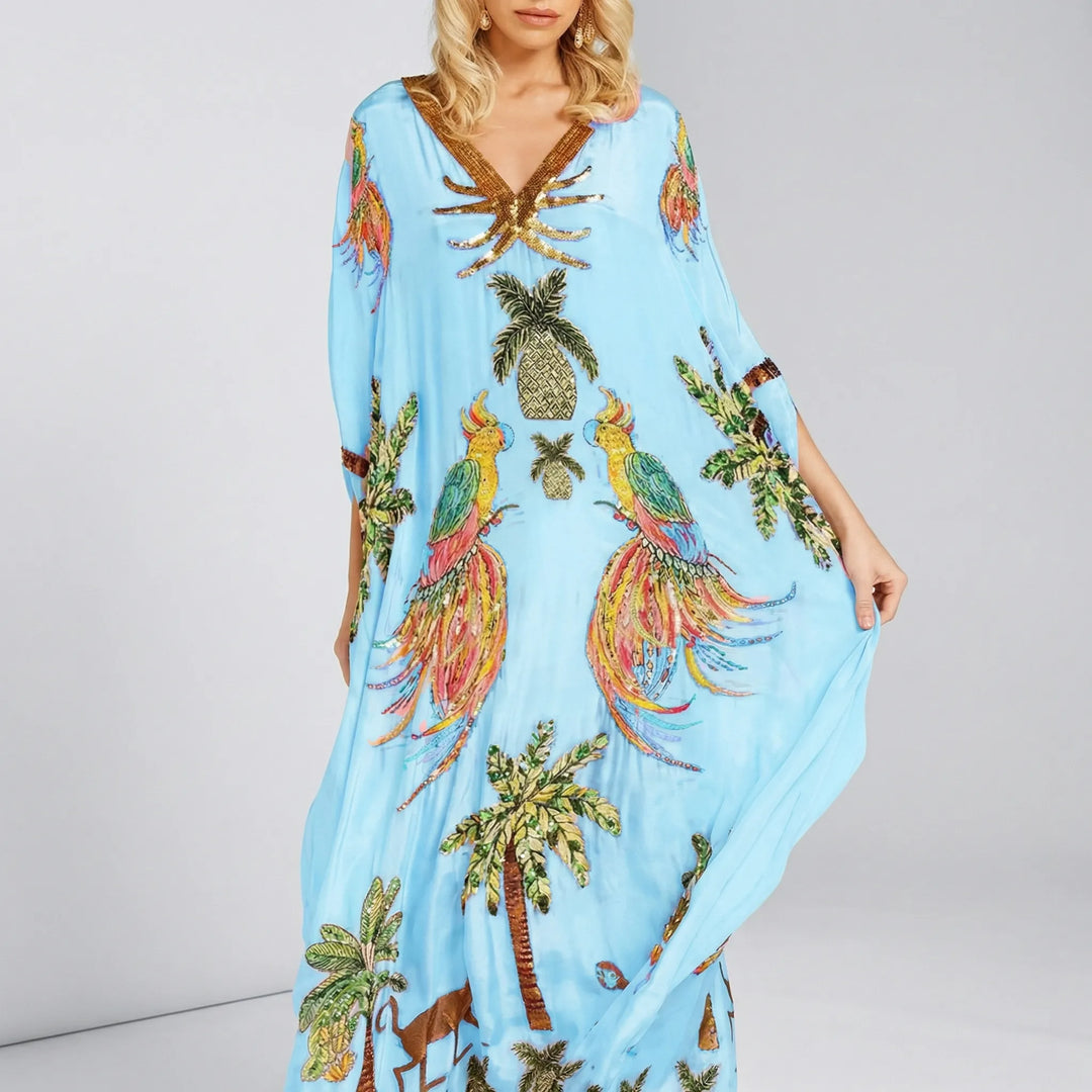 Vid ankellang kaftan - Luana