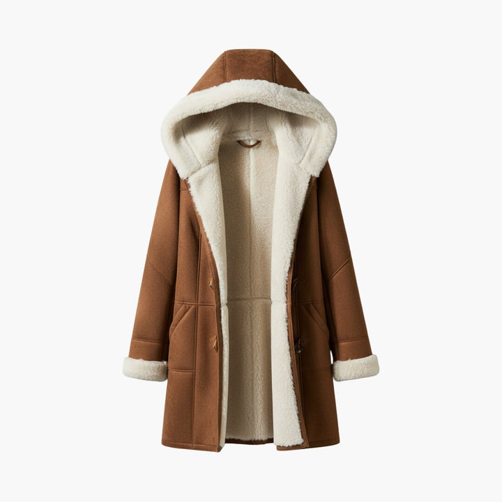 Kvinders Hættefrakke – Toggle Front Stil