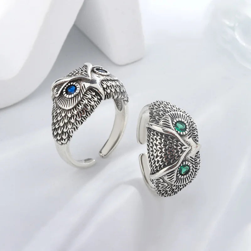 Sterlingsølv Ugle Ring