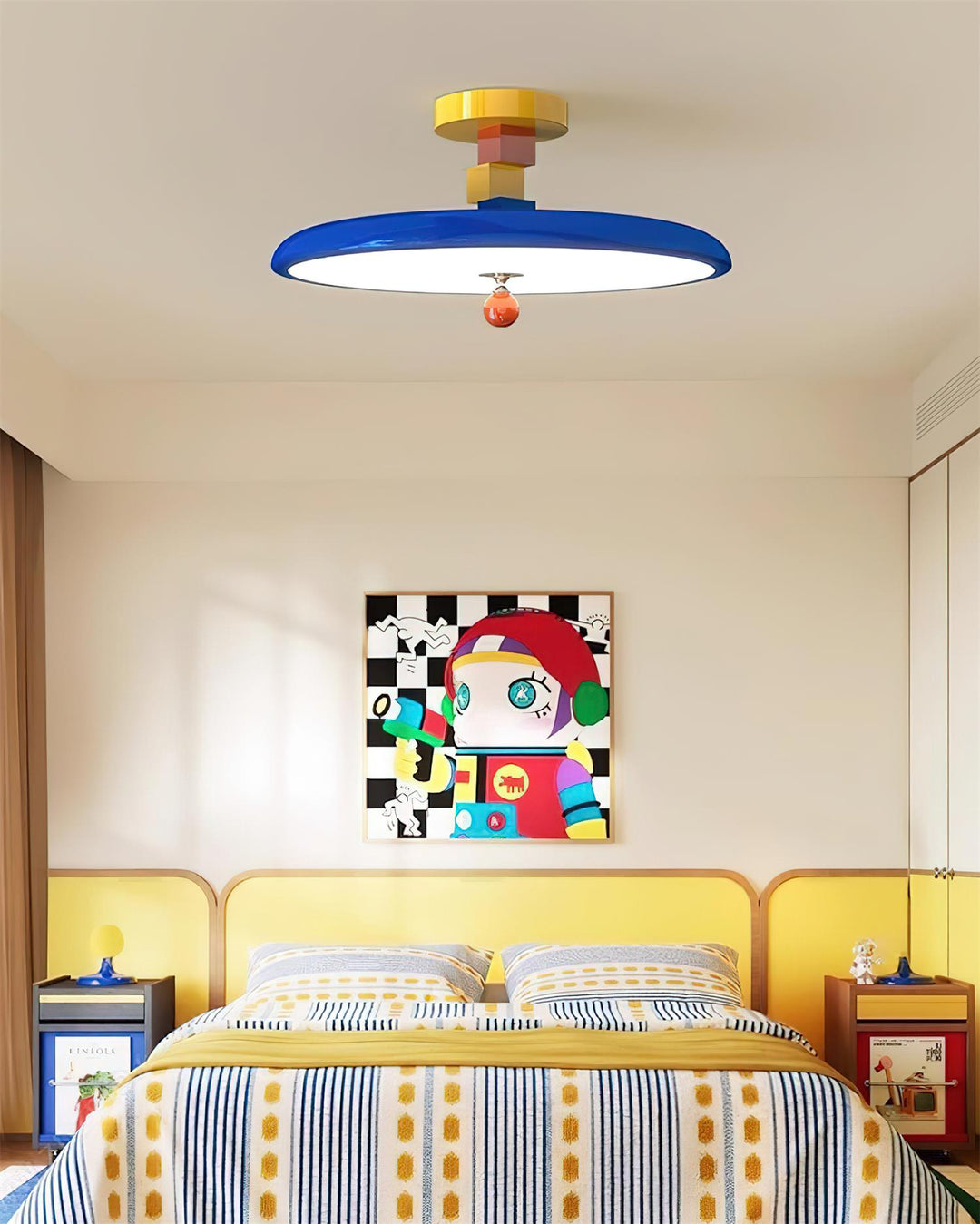 Zeno geometrisk akryl-loftlampe