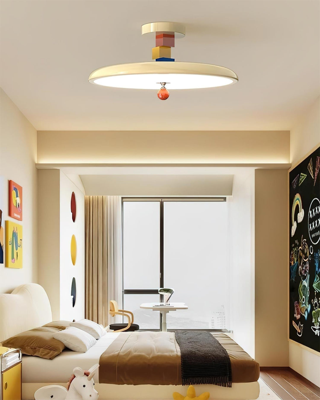Zeno geometrisk akryl-loftlampe