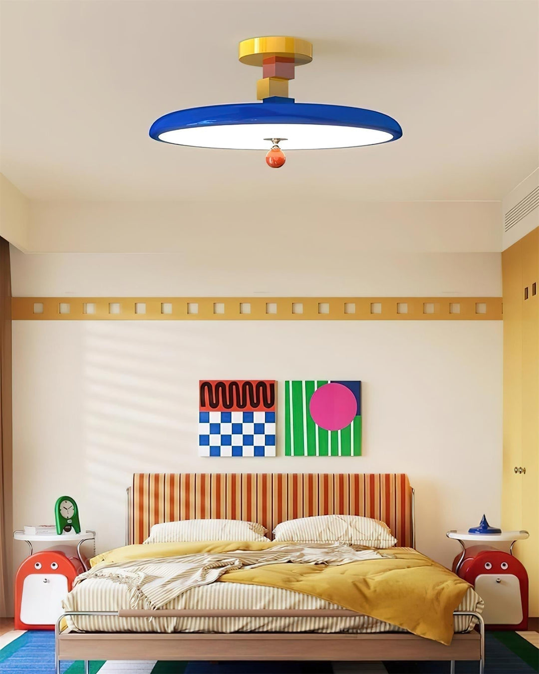Zeno geometrisk akryl-loftlampe