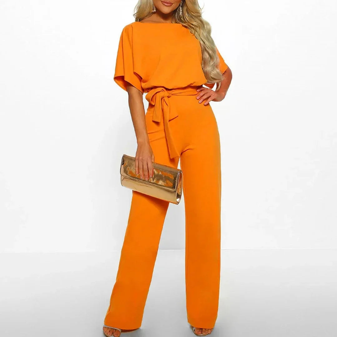Elegant damejumpsuit med smal talje