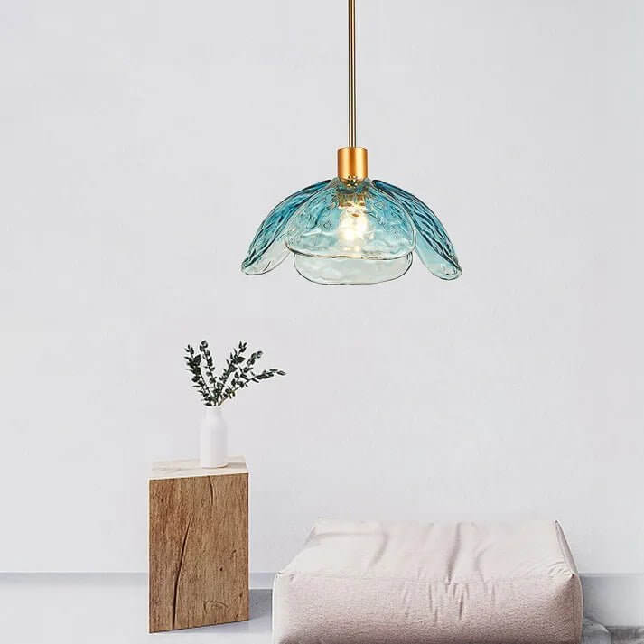 Hængelampe med blomsterblad - Elegant natlampe