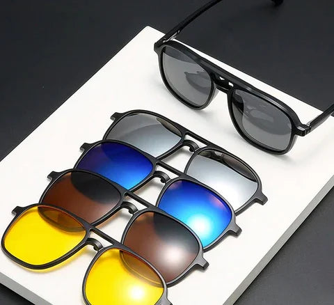 FlexView 6-i-1 | Solbriller med udskiftelige glas (1+1 gratis-tilbud)