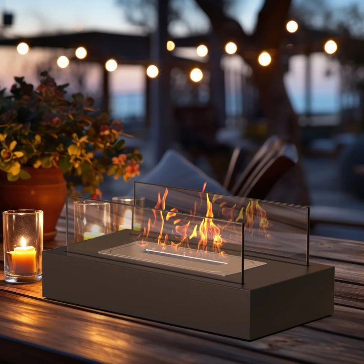 Serene Flame Luxe Fire Pit – Skab magiske aftener med ild og stil