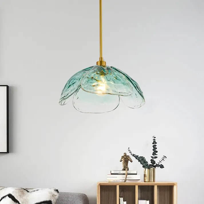 Hængelampe med blomsterblad - Elegant natlampe