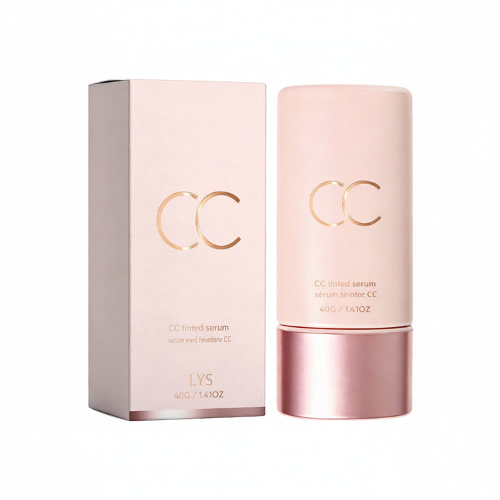 CC Color Correcting Tinted Serum, Hydrating Light Coverage Skin Tone Evener CC Cream