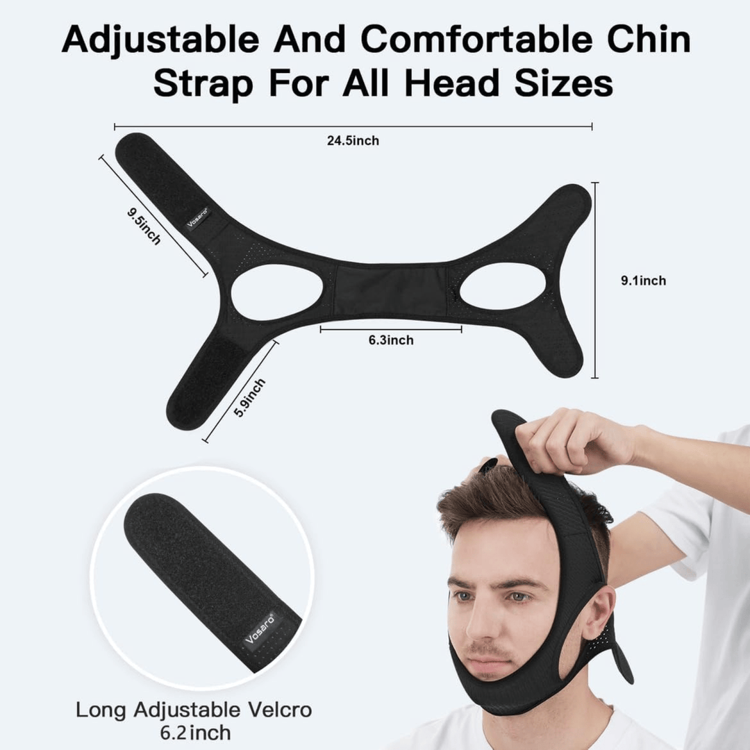 OrthoPlus - Anti-Snorkerem Kinriem - Effektiv Løsning mod Snorken