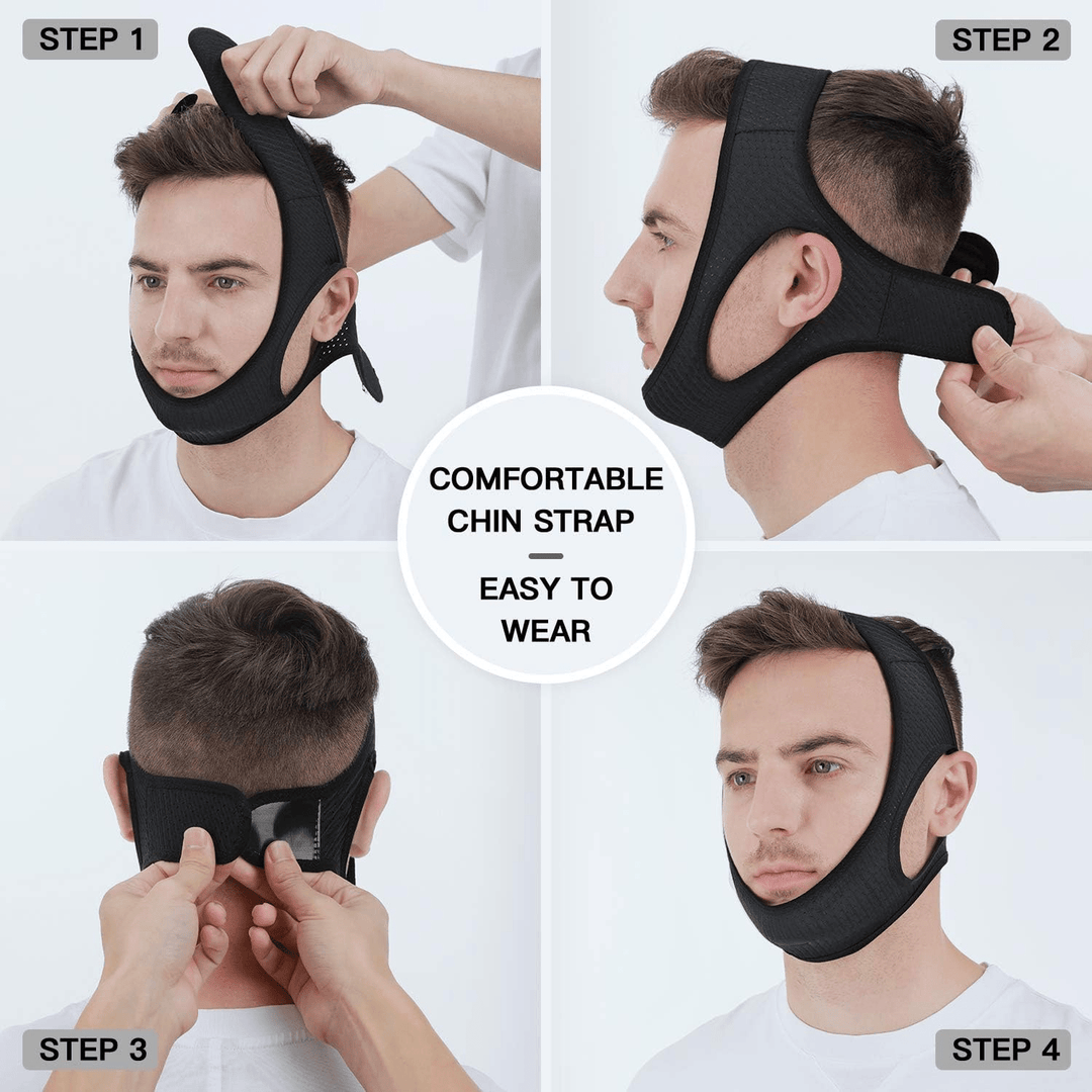 OrthoPlus - Anti-Snorkerem Kinriem - Effektiv Løsning mod Snorken
