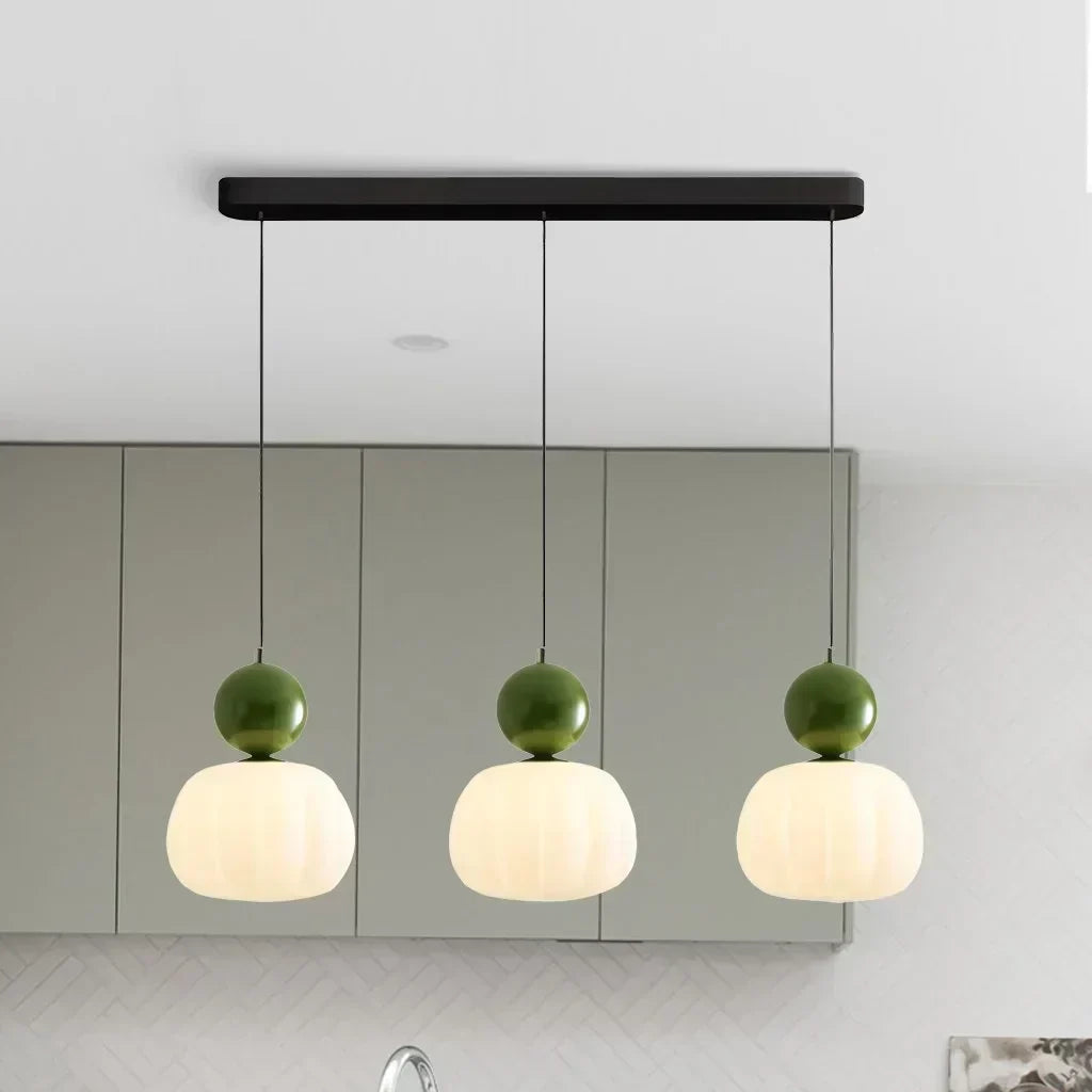 CrèmeLuma lysekrone - Art deco-design