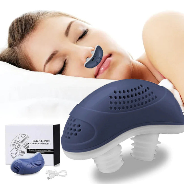 SleepAir Micro CPAP-enhed mod søvnapnø – Kompakt til rejser & anti-snorken - Alternativ til CPAP