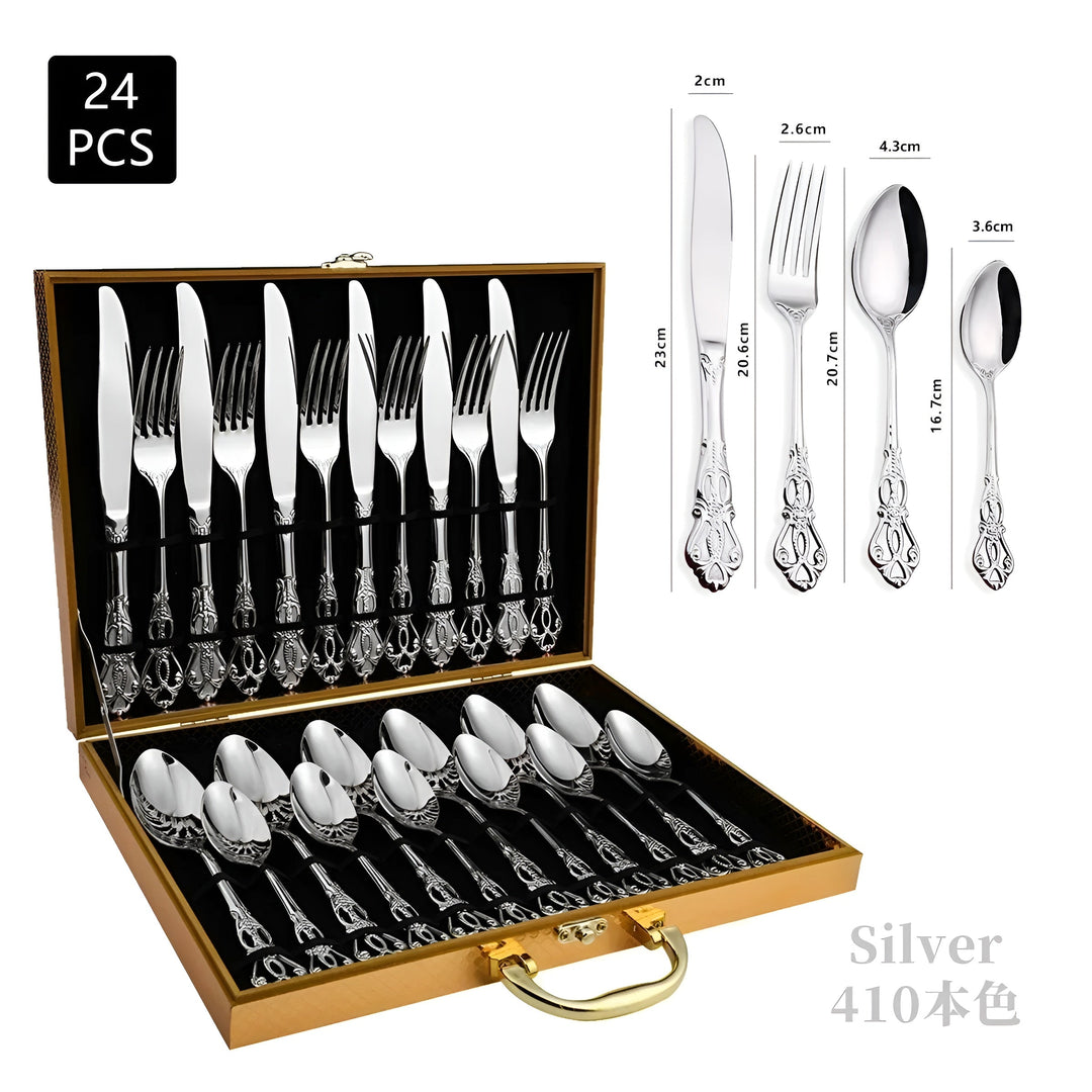 RoyalCutlery luksus bestiksæt med 24 dele