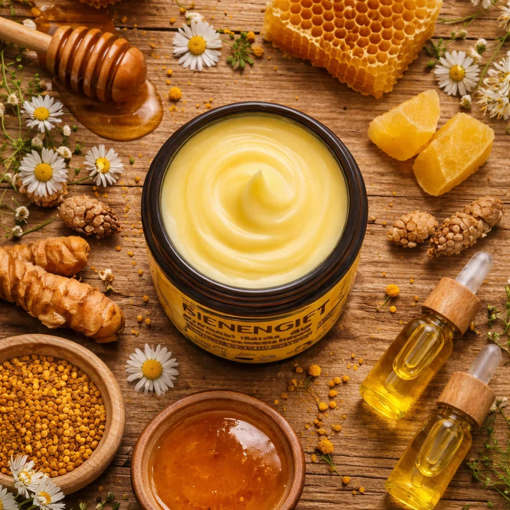 Bigiftcreme | Salve med bigift, hyaluronsyre og kollagen | BeeLixir