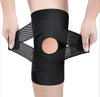 Knæbandage med justerbart kompressionssystem