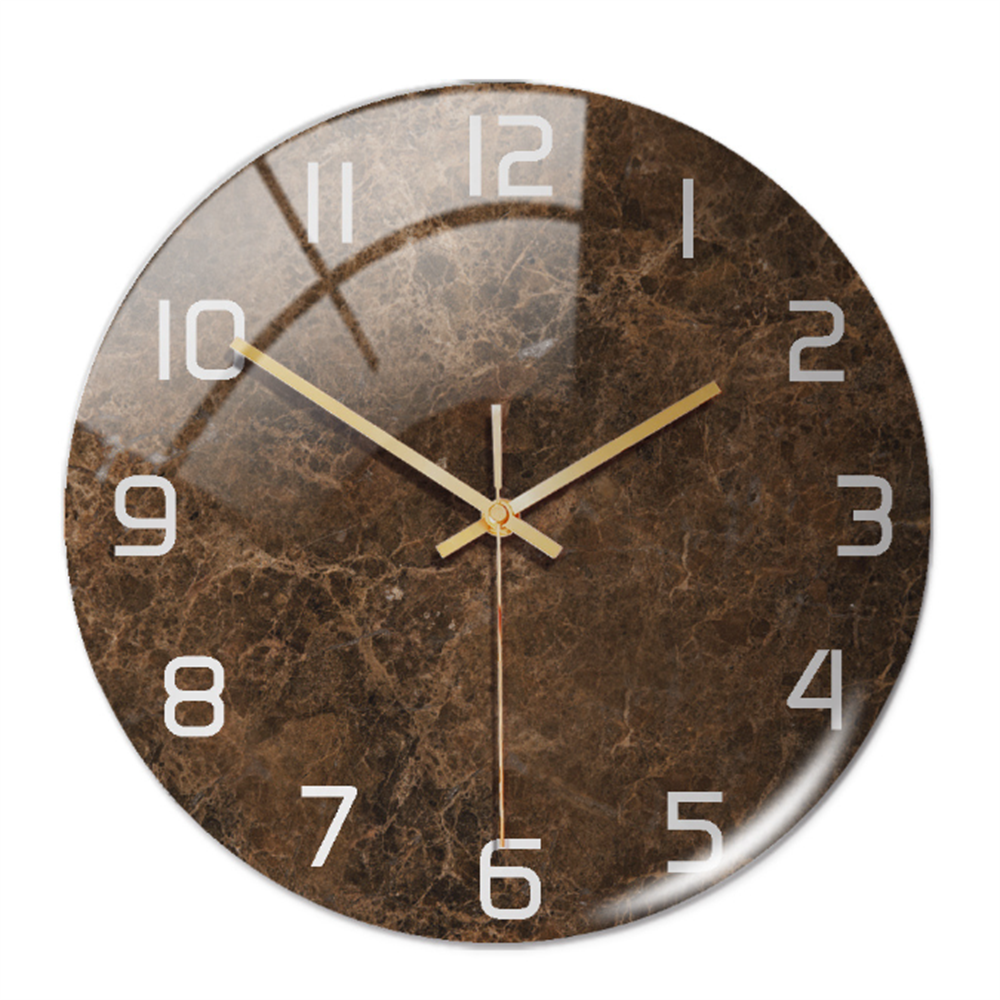Elegant vægur med marmoreffekt – MarbleTime