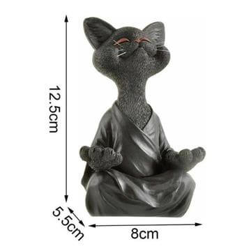 Buddha-kattefigur