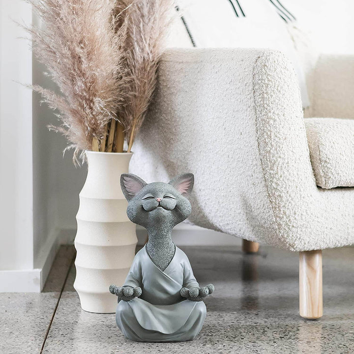Buddha-kattefigur