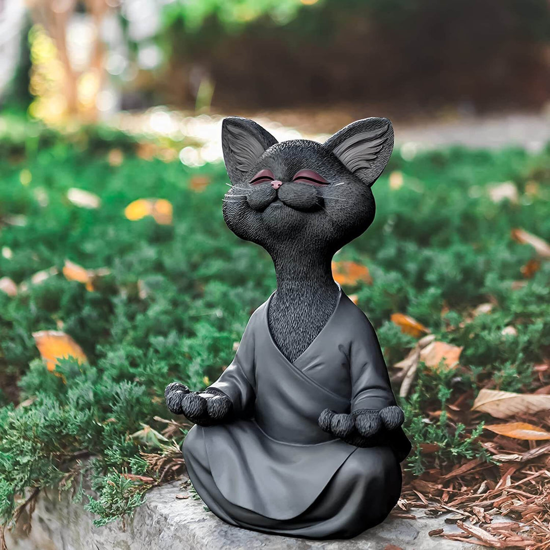 Buddha-kattefigur