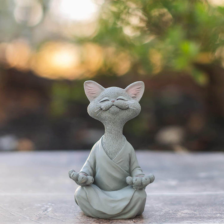 Buddha-kattefigur