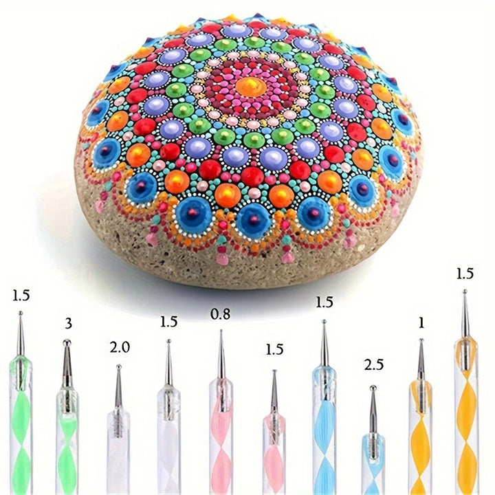Mandala-værktøjssæt – Til kreativ maling og stenkunst