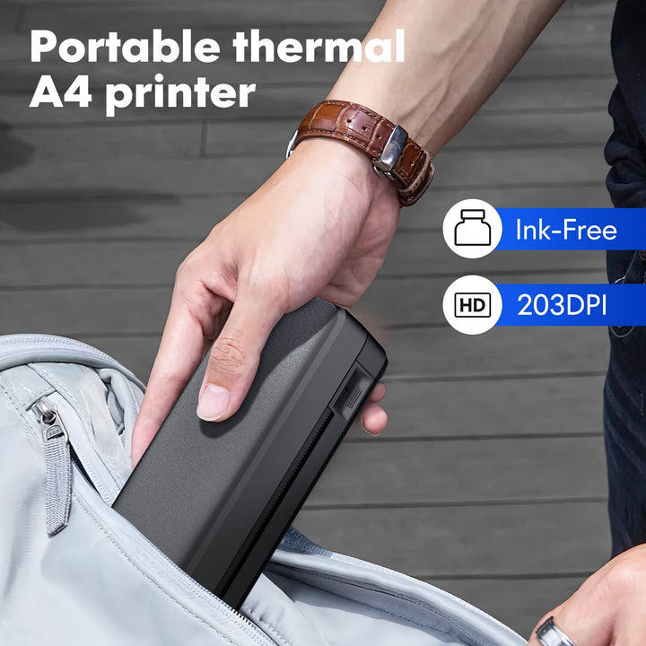 MiniThermo trådløs printer – kompakt printekomfort til dig på farten