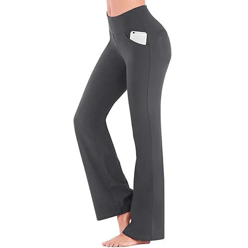 Yogabukser med høj talje til damer – Selina