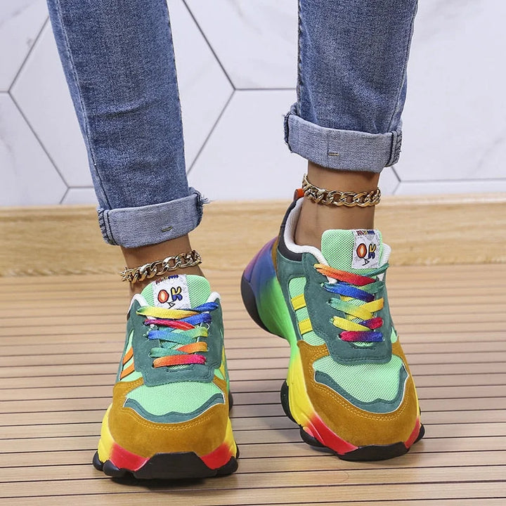 Farverige sneakers til kvinder – Solenya
