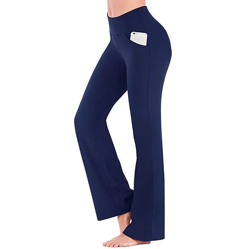 Yogabukser med høj talje til damer – Selina