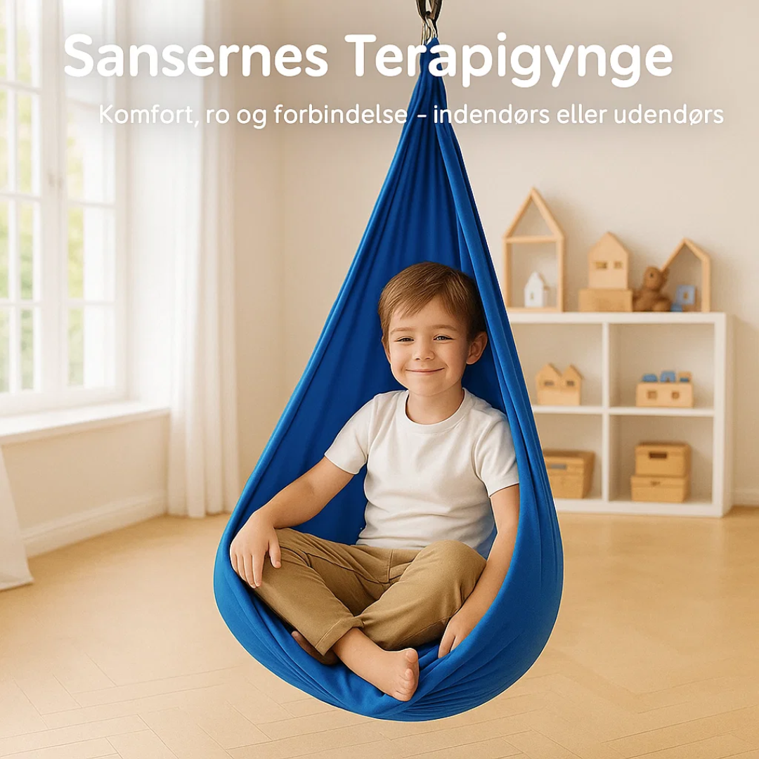 CalmSwing | Sanseterapi til autisme - hængekøje til indendørs og udendørs brug